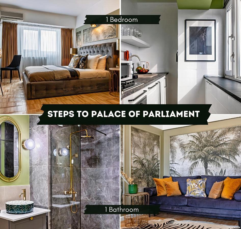 Designer Flat For 4, Heart Of Bucharest, Kitchen Villa Eksteriør bilde